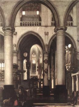 伊曼紐爾 德 韋特 Interior of a Church